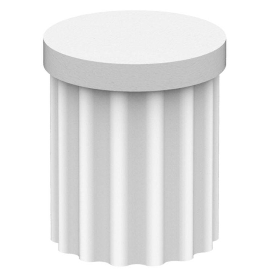 Trit House Chantel Stool White Concrete Clearance