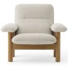 Audo Copenhagen Brasilia Lounge Chair Natural Oak/Moss New