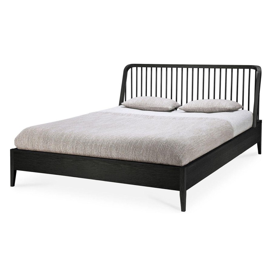 Ethnicraft Ethnicraft Oak Spindle King Bed Clearance