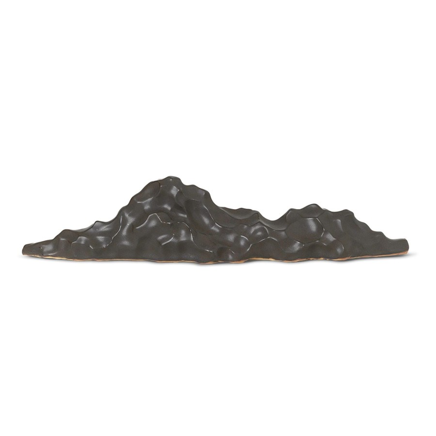 Ferm Living Berg Low Ceramic Sculpture Black Wholesale