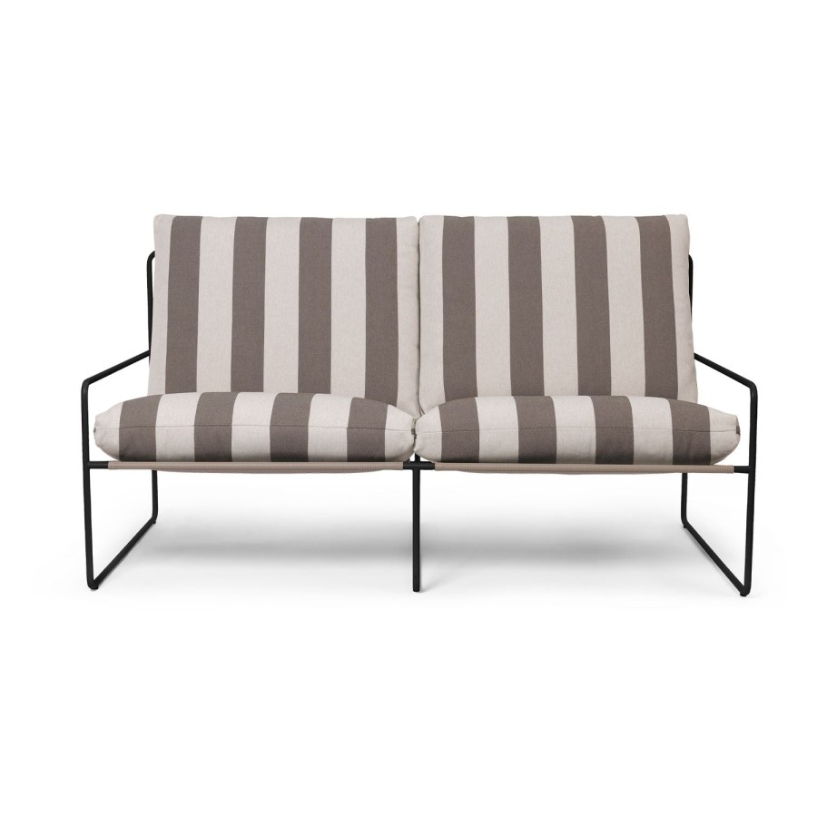 Ferm Living Desert Stripe 2 Seater Sofa New