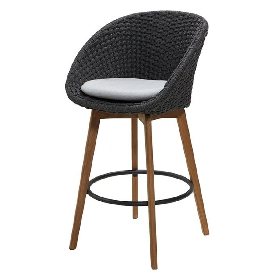 Caneline Peacock Bar Chair Best