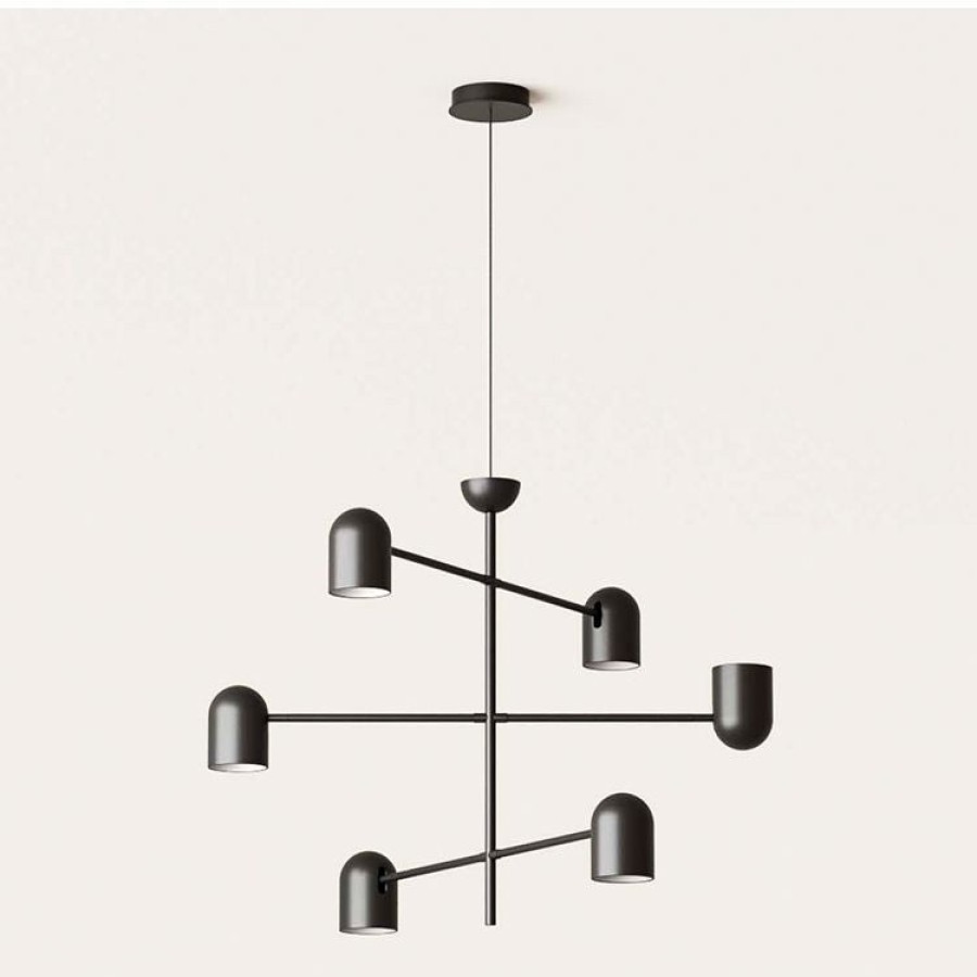 Aromas Pipe Pendant Light Black Wholesale