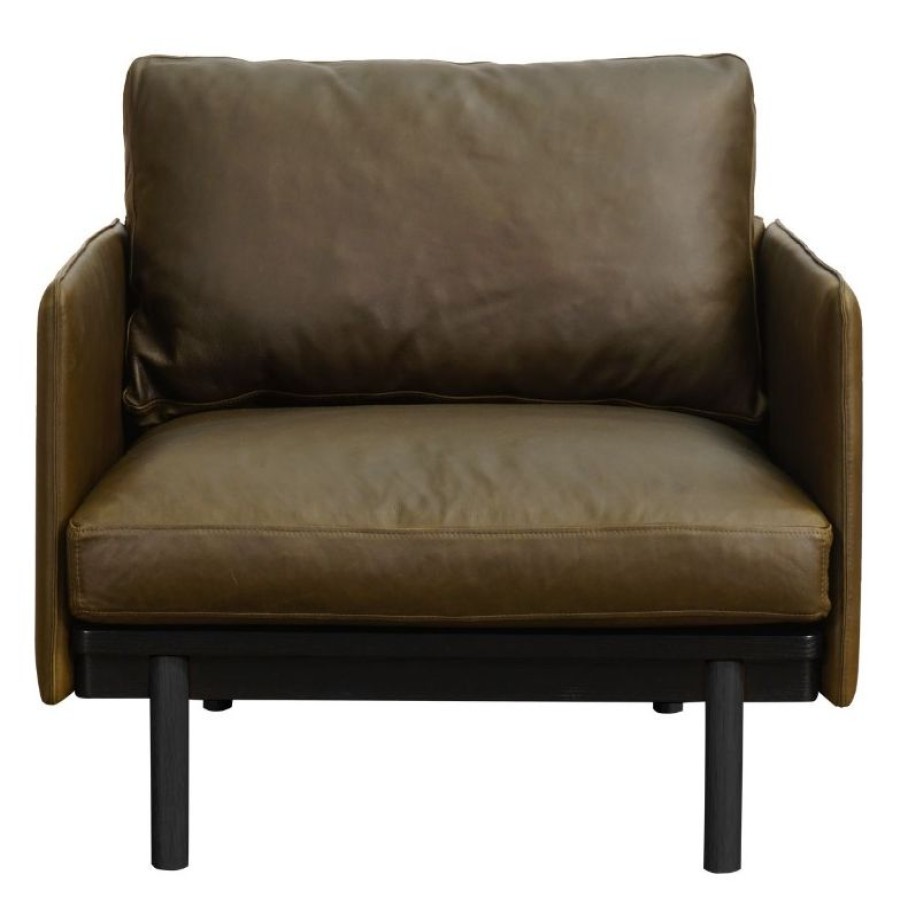 TOLV Pensive Leather Lounge Chair Wholesale