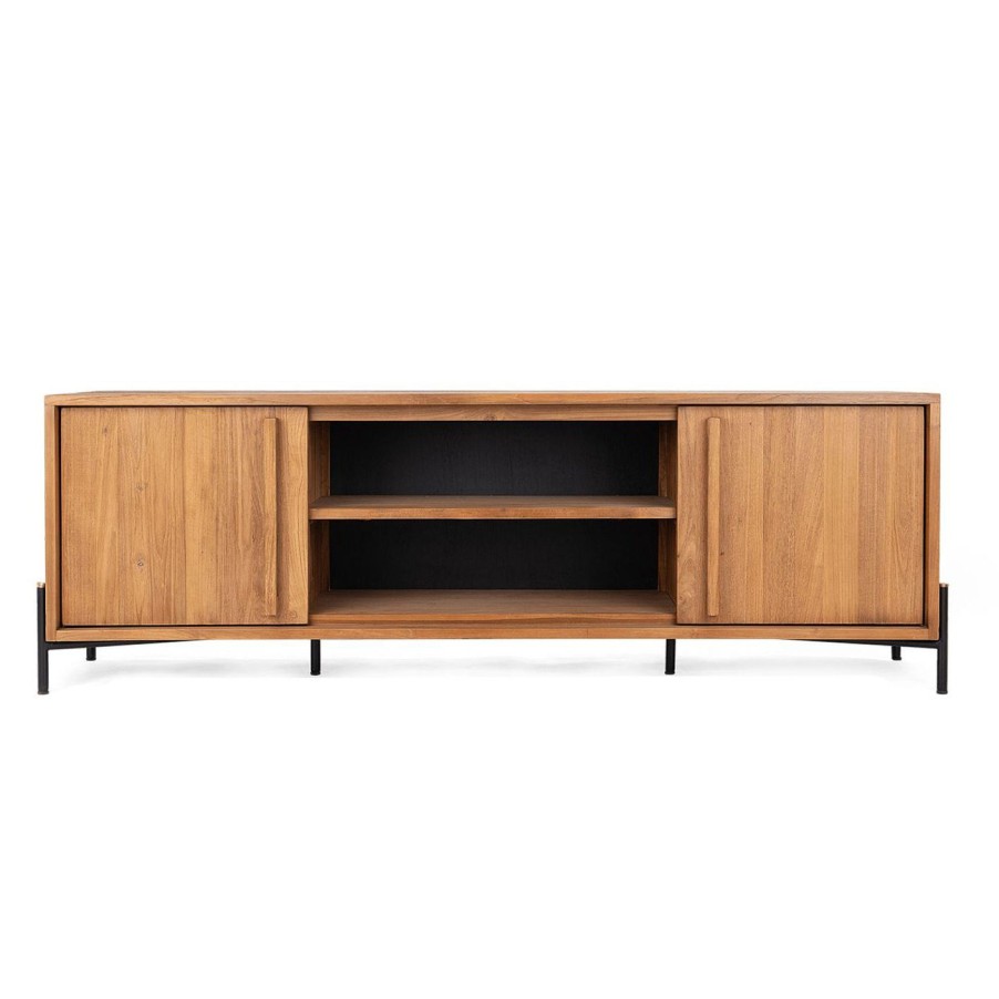 dBodhi Dbodhi Outline Dresser - 2 Doors/2 Shelves Teak New