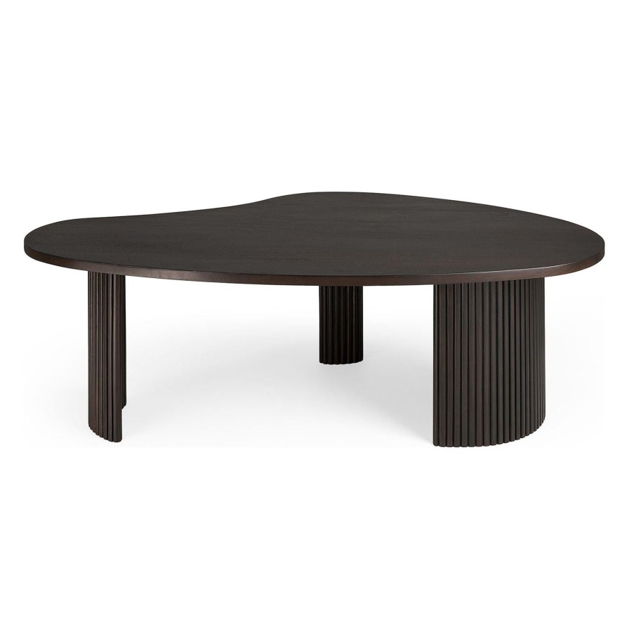 Ethnicraft Ethnicraft Mahogany Boomerang Coffee Table New