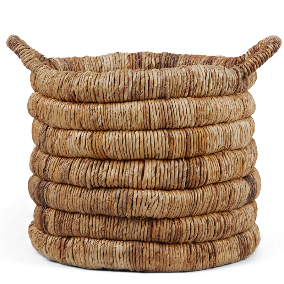 dBodhi Dbodhi Caterpillar Sago Round Basket Two Tone Wholesale