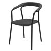 Caneline Noble Armchair - Outdoor Black Hot