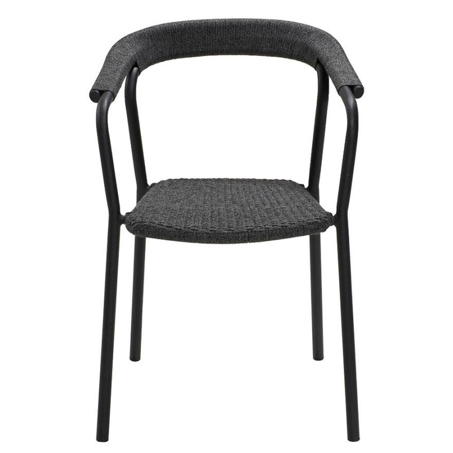 Caneline Noble Armchair - Outdoor Black Hot