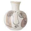 Bloomingville Stoneware Vase 19.5Cm White Hot