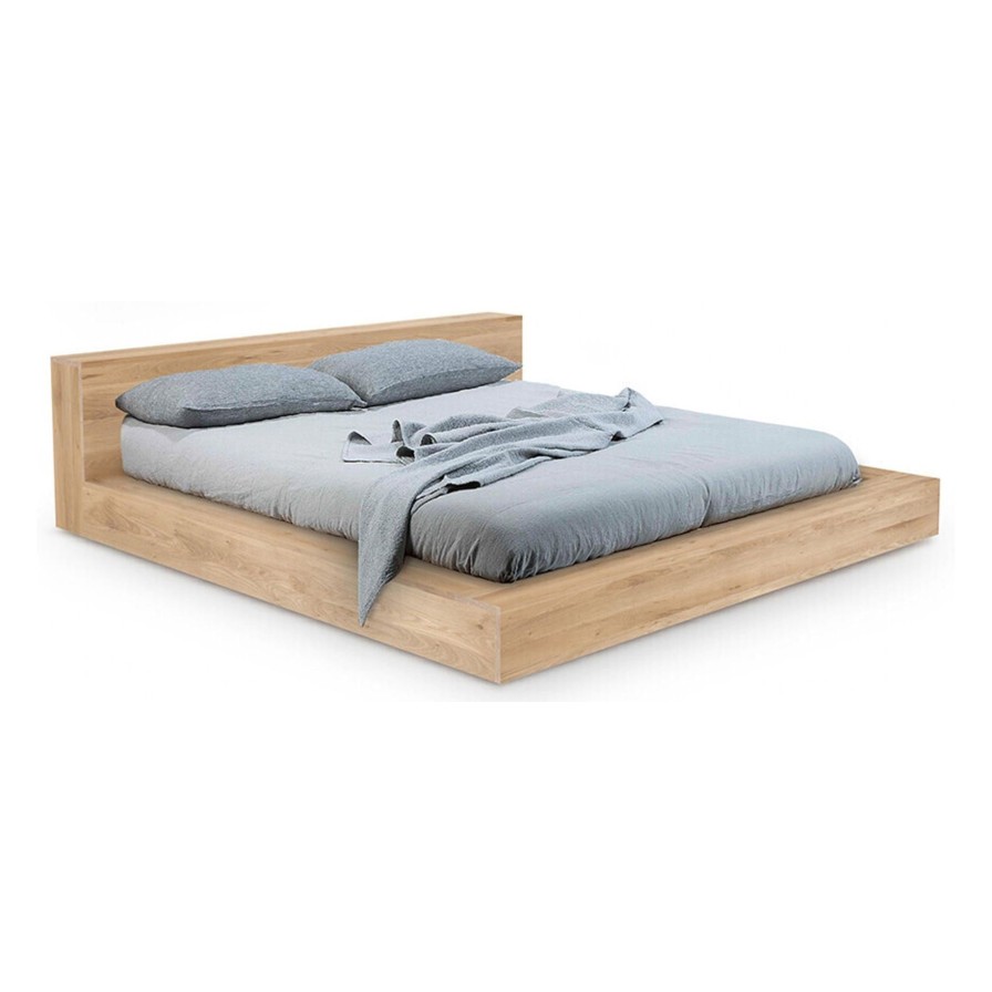 Ethnicraft Ethnicraft Oak Madra Queen Bed Natural Oak Clearance