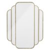 Bloomingville Mas Metal Wall Mirror Brass New