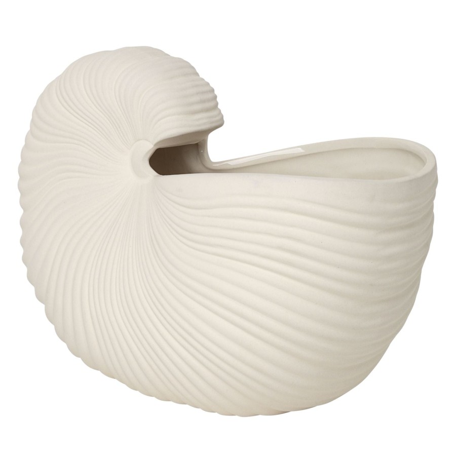 Ferm Living Shell Pot Off White Best