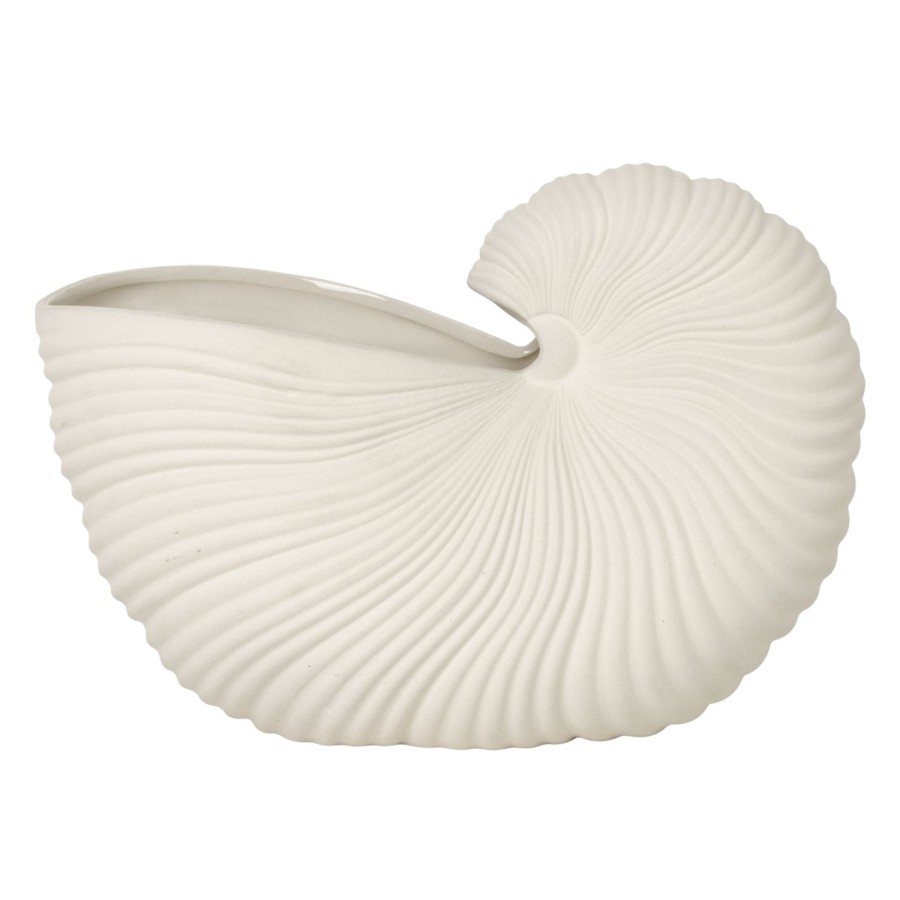 Ferm Living Shell Pot Off White Best