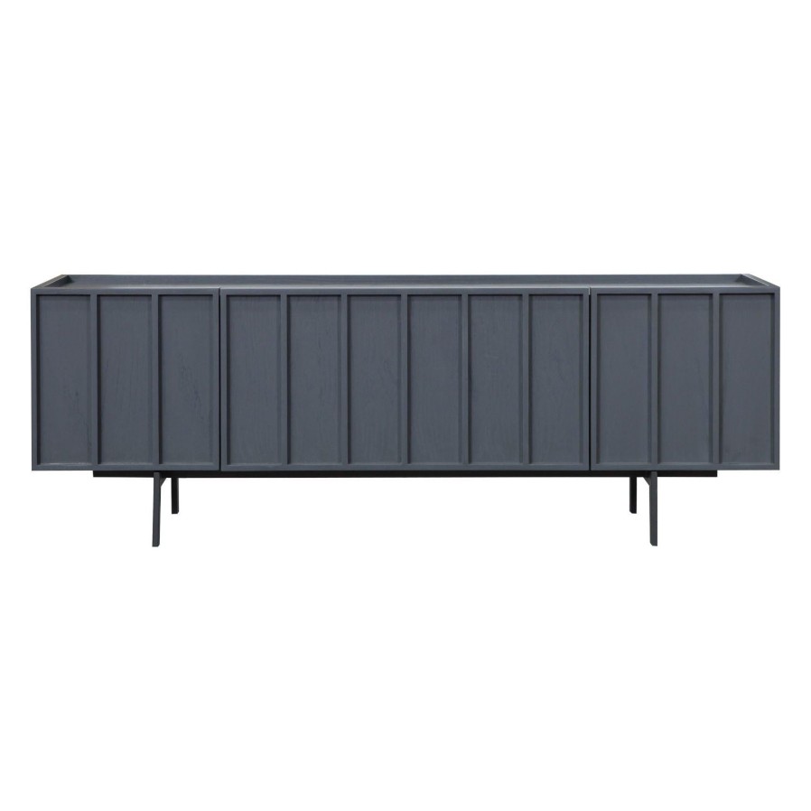 Jotter Goods Apartment Tv Console Dark Grey Wholesale