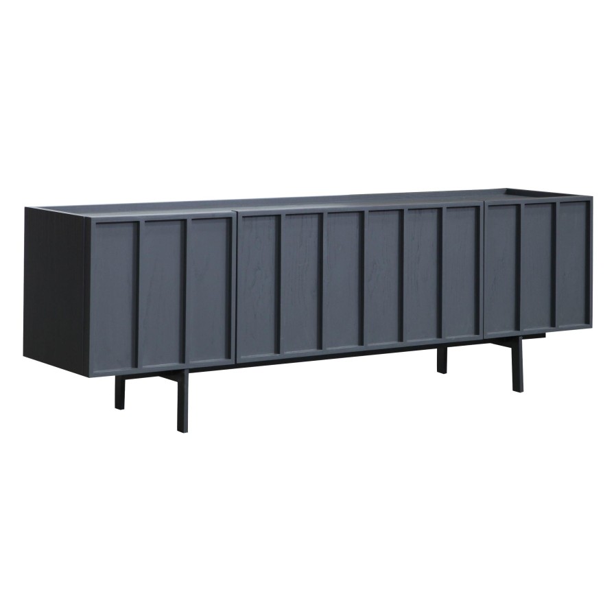 Jotter Goods Apartment Tv Console Dark Grey Wholesale