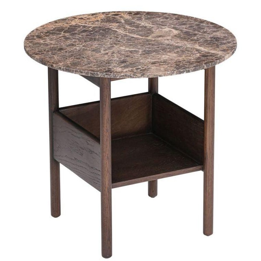 Wendelbo Collect Round Side Table Dark Brown New