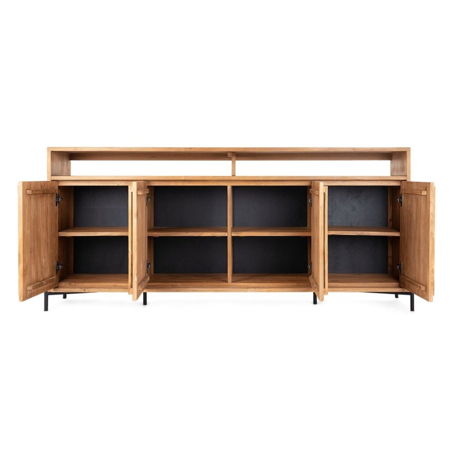 dBodhi Dbodhi Outline Dresser - 4 Doors/1 Open Rack Teak Hot