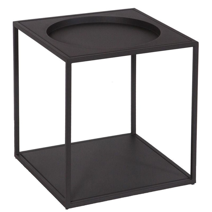 Jotter Goods Reference Square Side Table Dark Grey Best