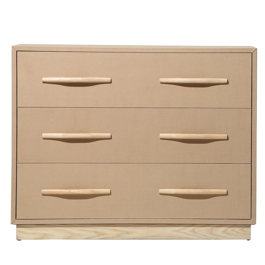 United Strangers Oslo Three Drawer Sahara Tan Fabric Best