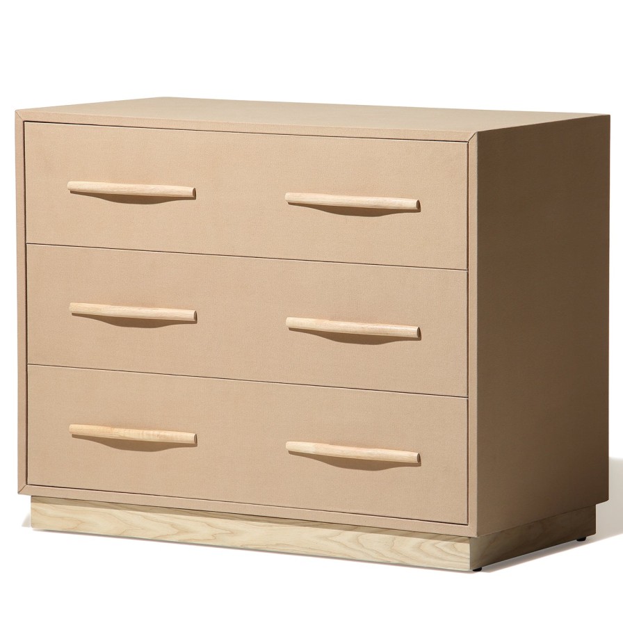 United Strangers Oslo Three Drawer Sahara Tan Fabric Best