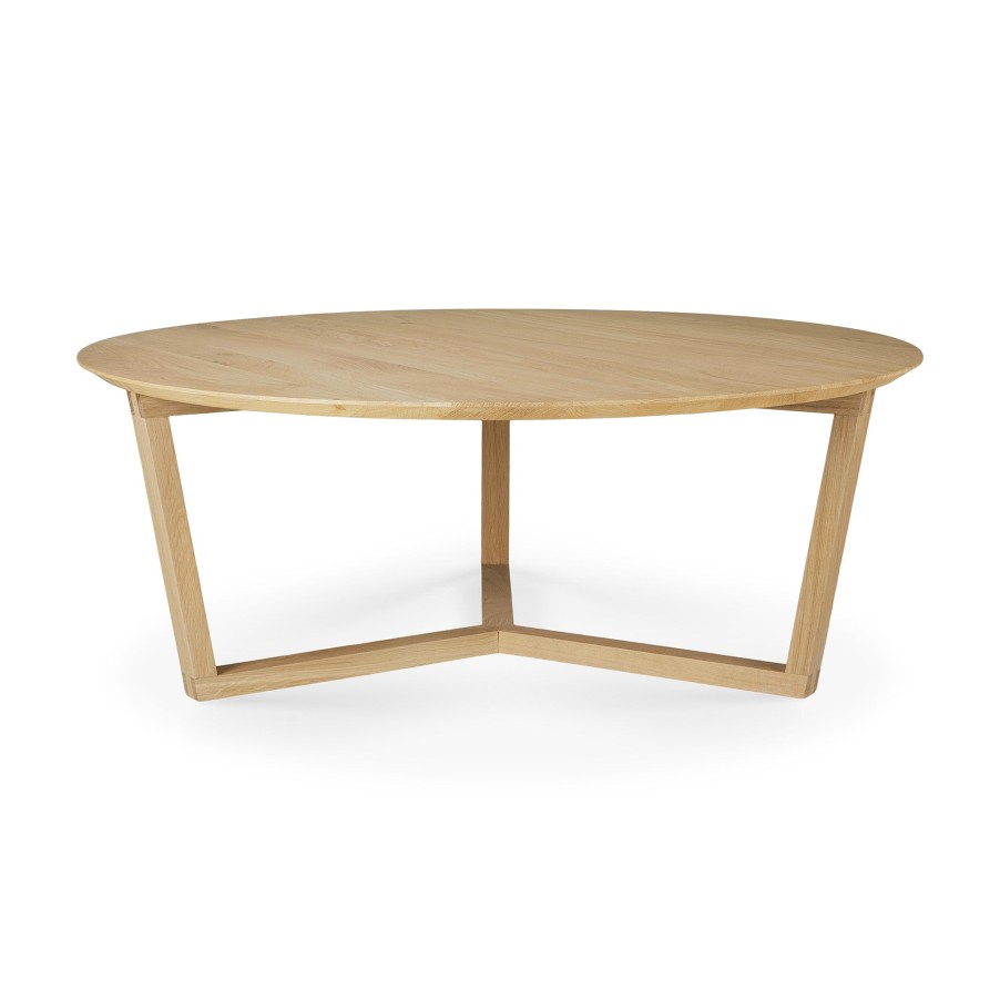 Ethnicraft Ethnicraft Oak Tripod Coffee Table Natural Oak Hot