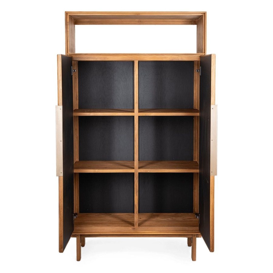 dBodhi Dbodhi Grace Cabinet - 2 Doors/1 Open Rack Teak Best