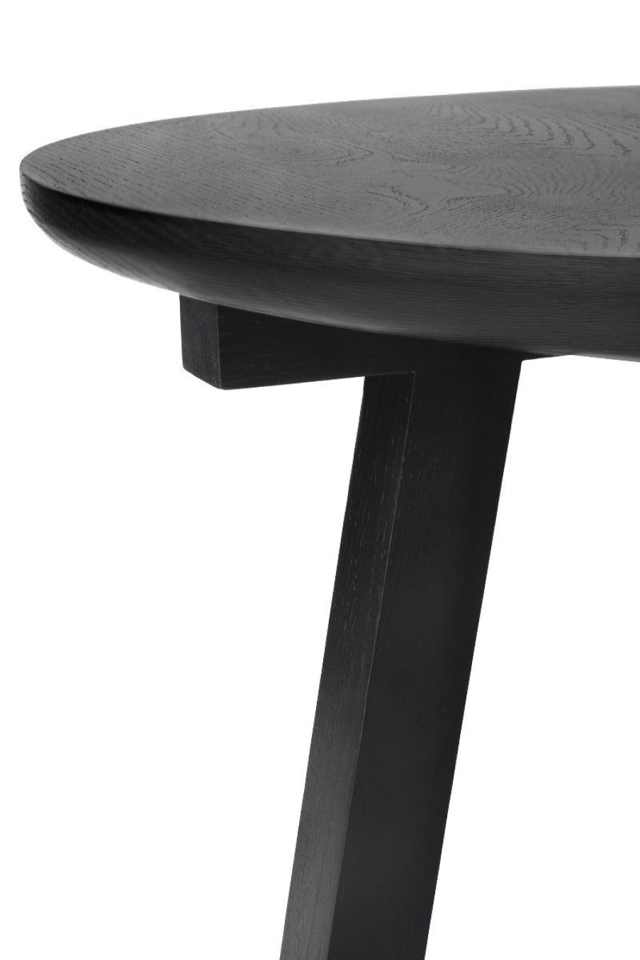 Ethnicraft Ethnicraft Oak Tripod Side Table - Black Black Oak Hot