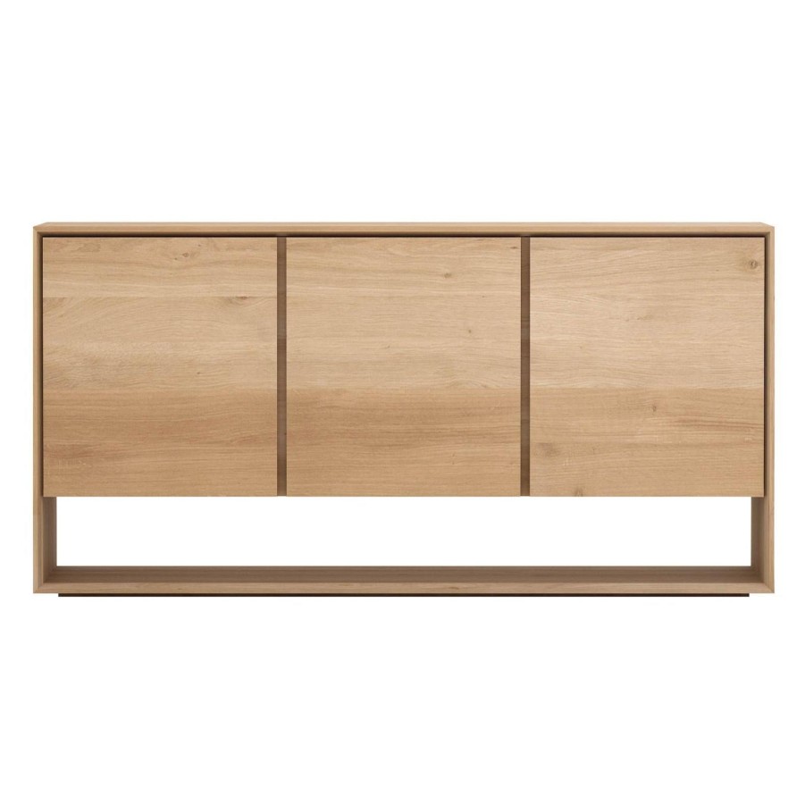 Ethnicraft Ethnicraft Oak Nordic 3 Doors Sideboard Natural Oak Hot